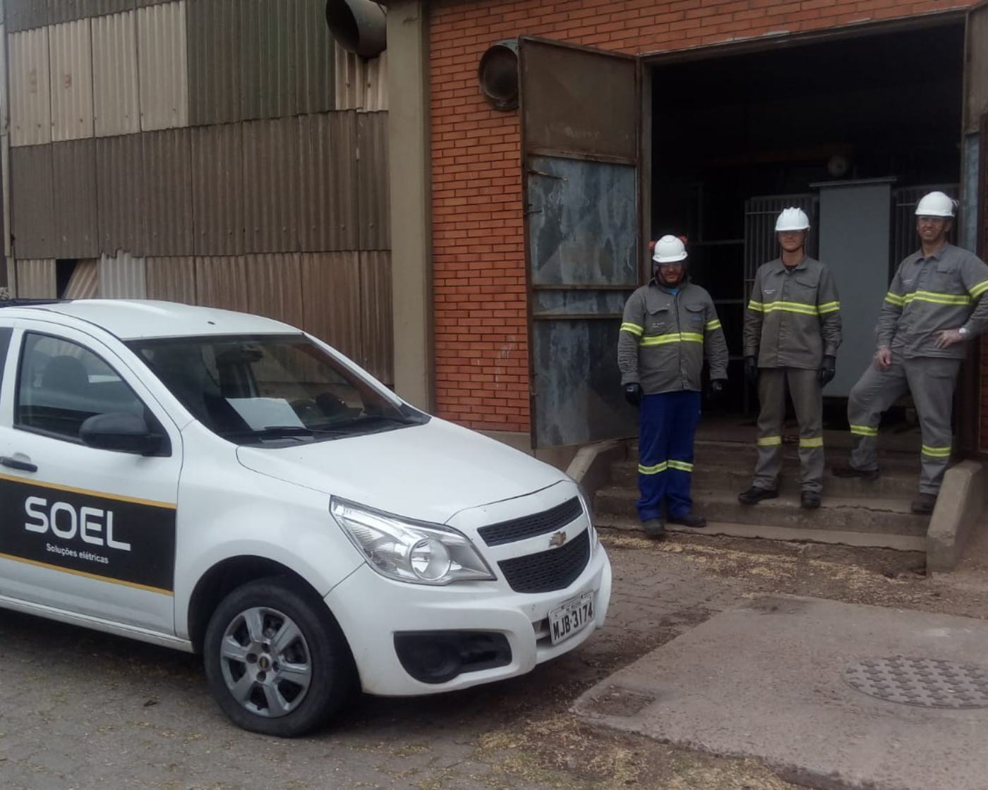 Subestação em área externa